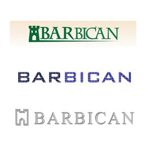 Logo for Barbican bar in Castleknock in Dublin in Ireland