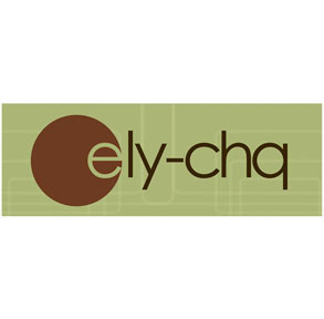 Logo for Ely CHQ wine bar in Custom's House Quay in Dublin in Ireland