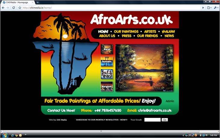 AfroArts Screenshot